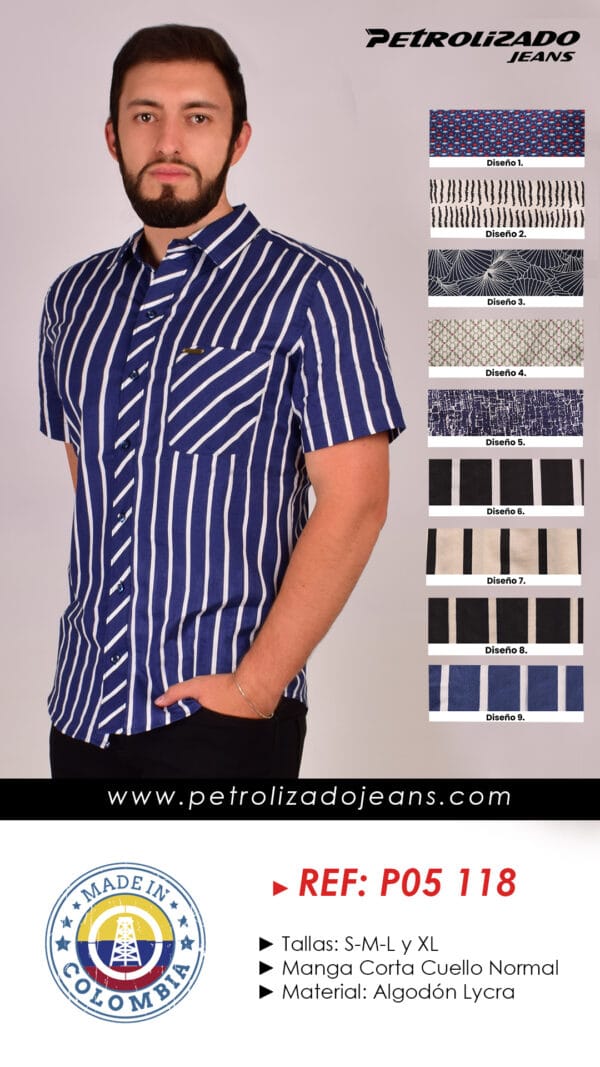 CAMISA HOMBRE REF:    P05 118 - Image 3